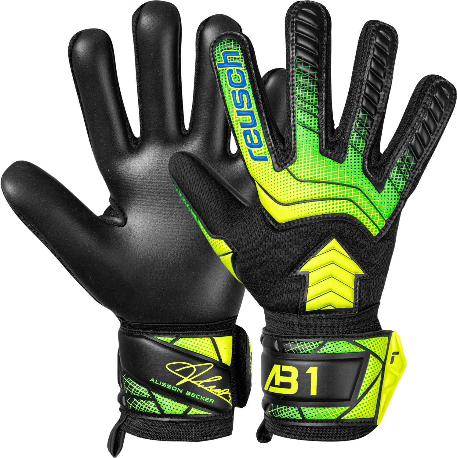 Brankářské rukavice Reusch Reusch Attrakt AB1 Silver Goalkeeper Gloves Kids