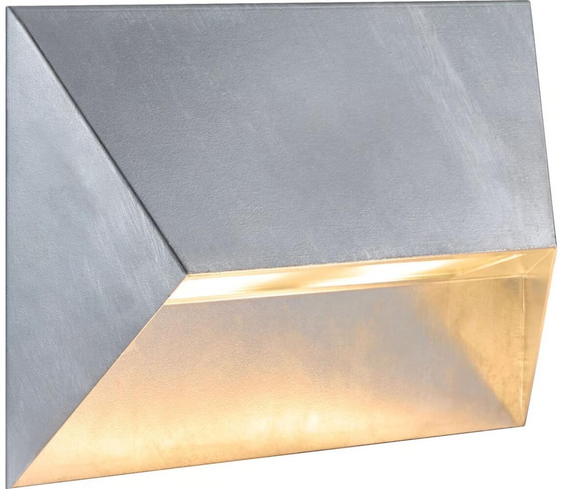 Nordlux Nordlux - Venkovní nástěnné svítidlo PONTIO 2xGU10/25W/230V IP54 stříbrná