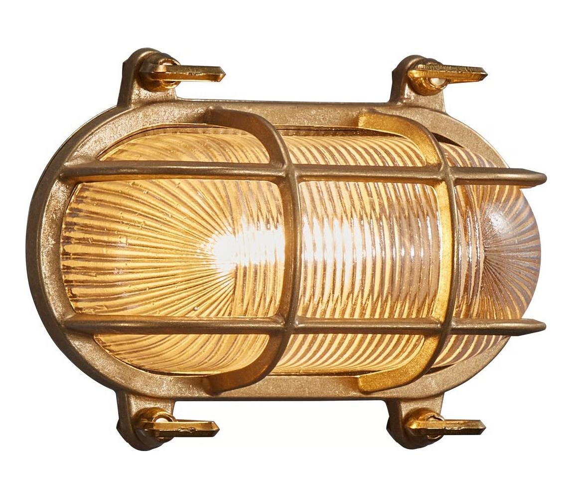 Nordlux Nordlux - Venkovní nástěnné svítidlo HELFORD 1xE27/12,5W/230V IP64 mosaz