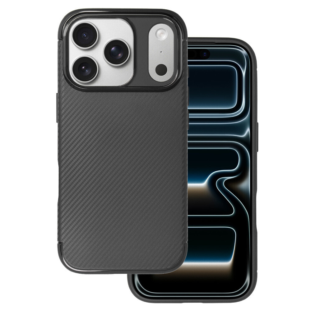 Zadní kryt Tel Protect Carbon Elite pro iPhone 17 Pro Max Black