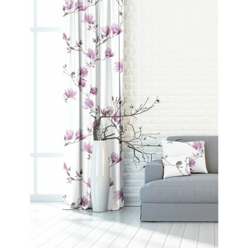 Dekorační závěs nebo látka, Satinet magnolie,150 cm poslední 4 m 150 cm