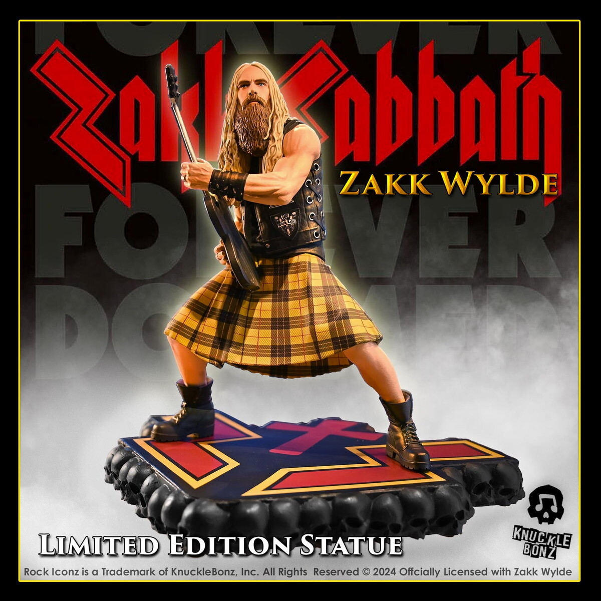figurka Zakk Sabbath - Rock Iconz - Zakk Wylde II