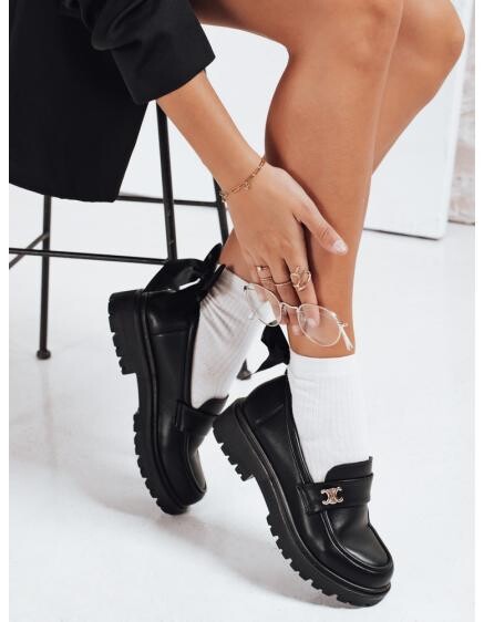 Dámské mokasíny černé