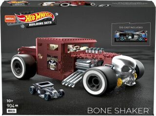 Stavebnice - MEGA Hot Wheels Bone Shaker,  3ks