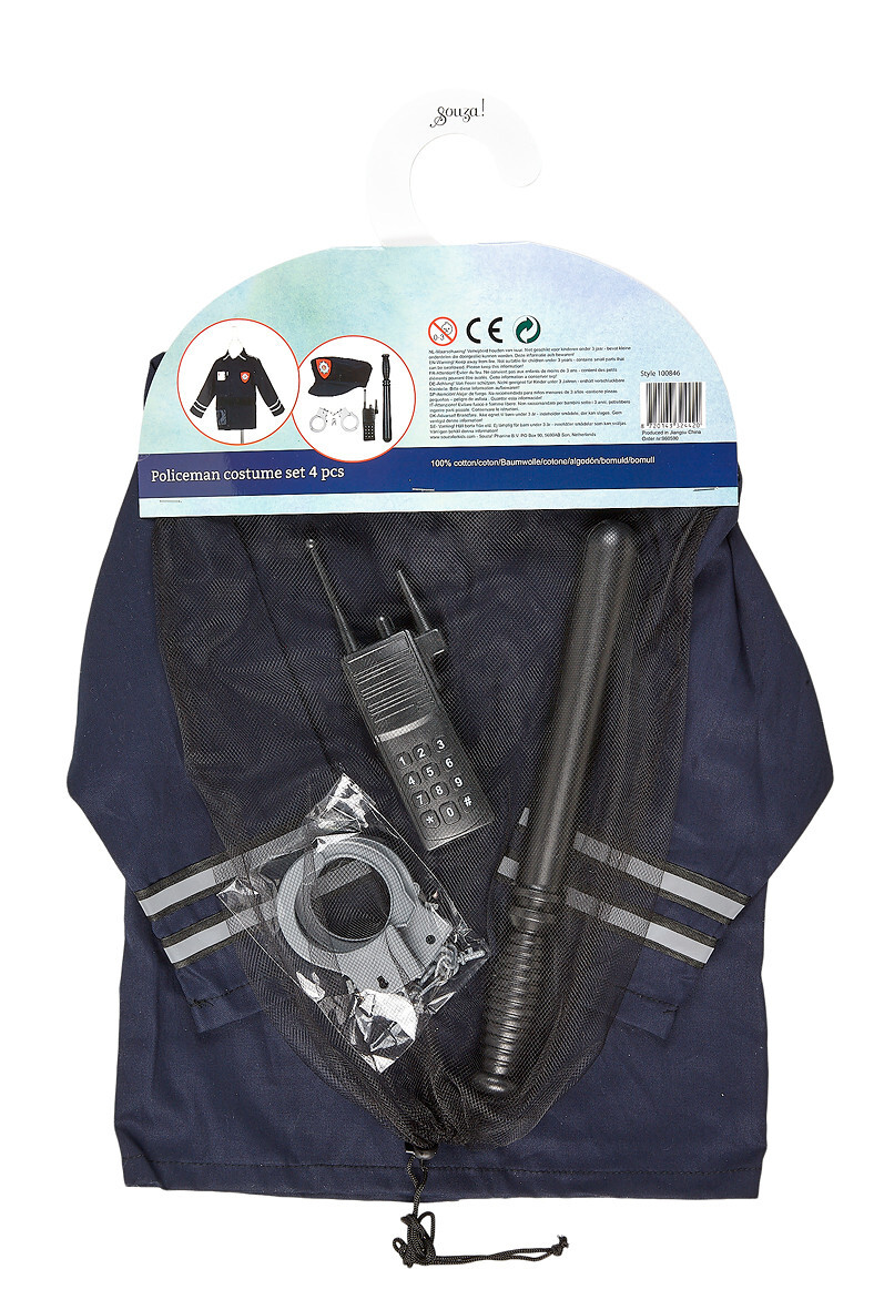 Souza! - dětský kostým - Policajt - 4-7 let, 110-122 cm