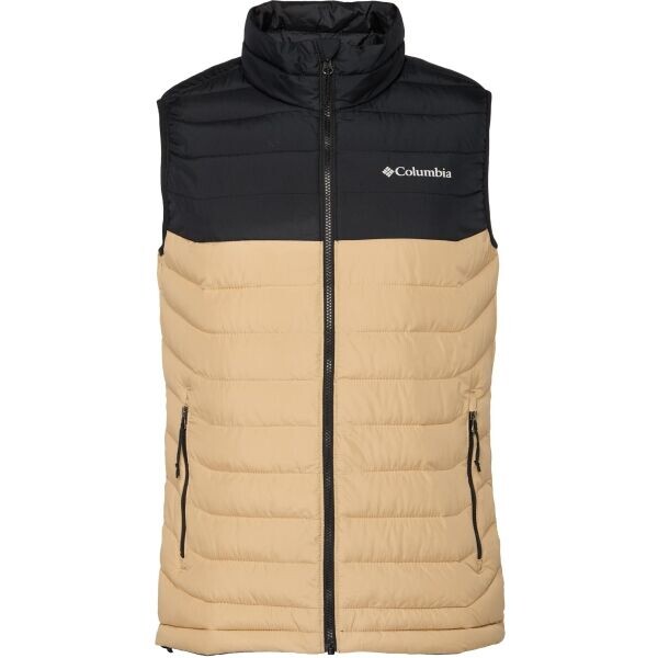 Columbia POWER LITE II VEST Pánská zimní vesta, béžová, velikost
