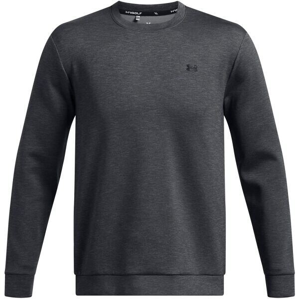 Under Armour DRIVE MIDLAYER CREW Pánská mikina, tmavě šedá, velikost