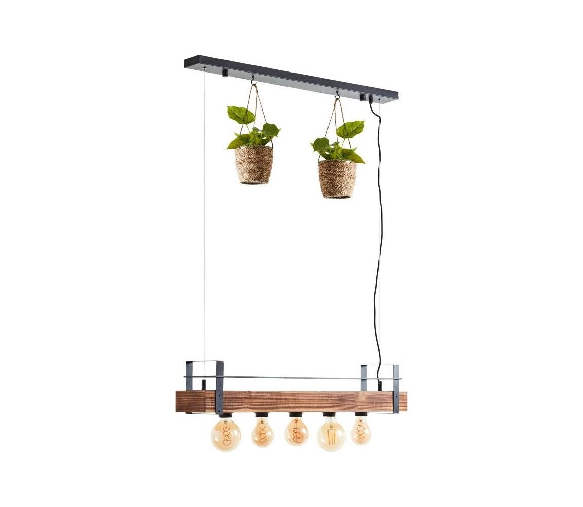 Brilliant Brilliant - Lustr na lanku BANKWOOD 5xE27/28W/230V