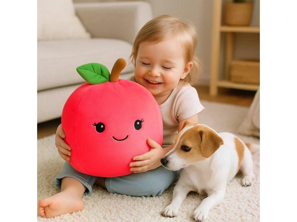 TipTrade Squish polštářek 35 x 35 x 32 cm - Jablko Soňa