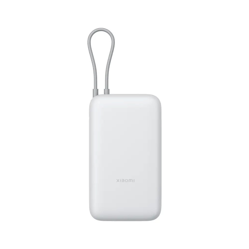 Powerbanka Xiaomi 22.5W 20000mAh s Integrovaným USB-C Kabelem Light Gray