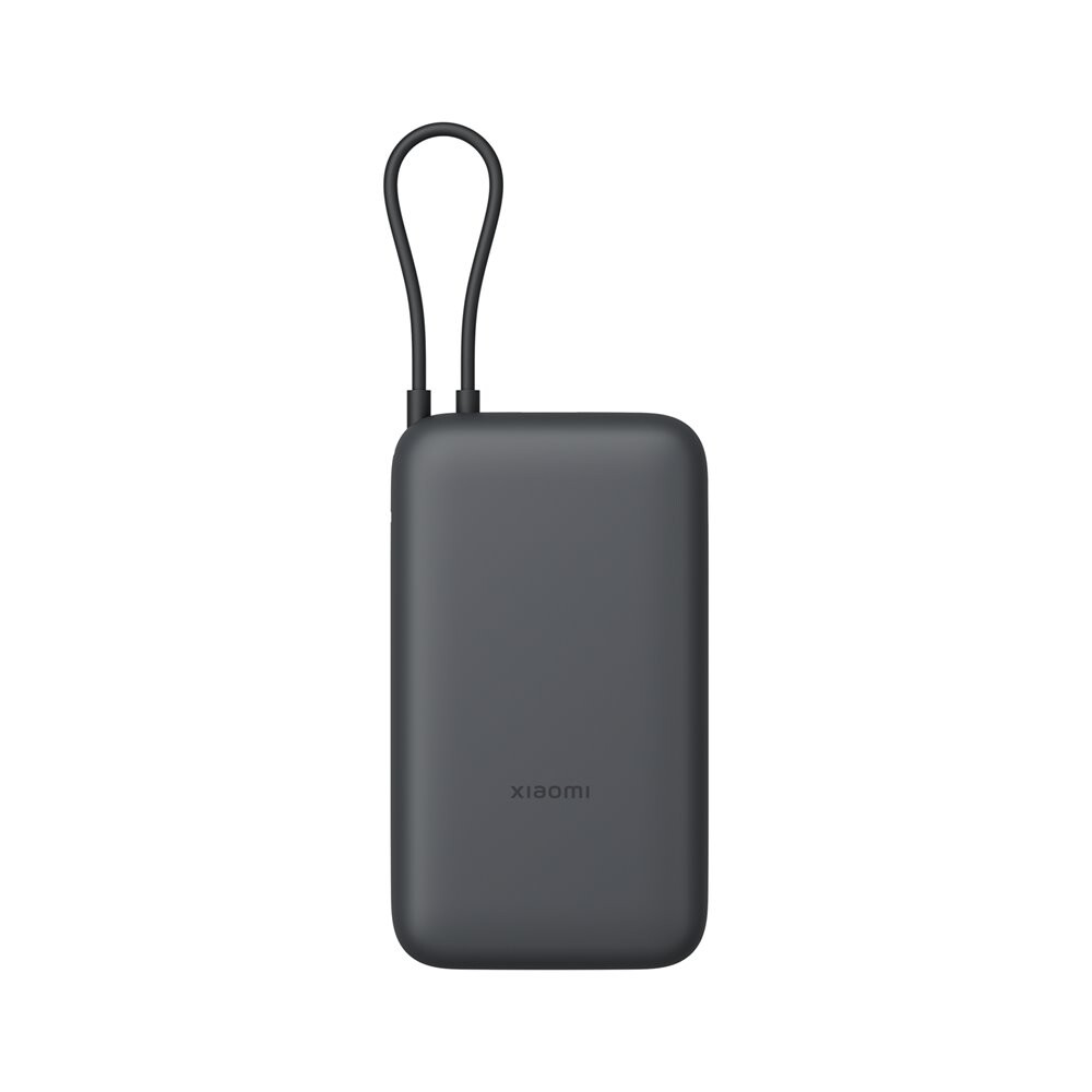Powerbanka Xiaomi 22.5W 20000mAh s Integrovaným USB-C Kabelem Dark Gray