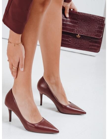 Dámské lodičky bordové