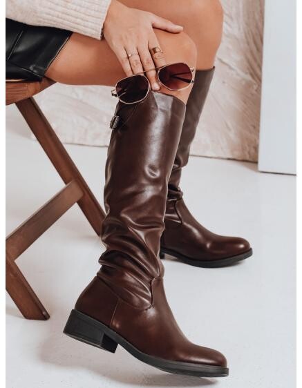 Dámské kozačky hnědé