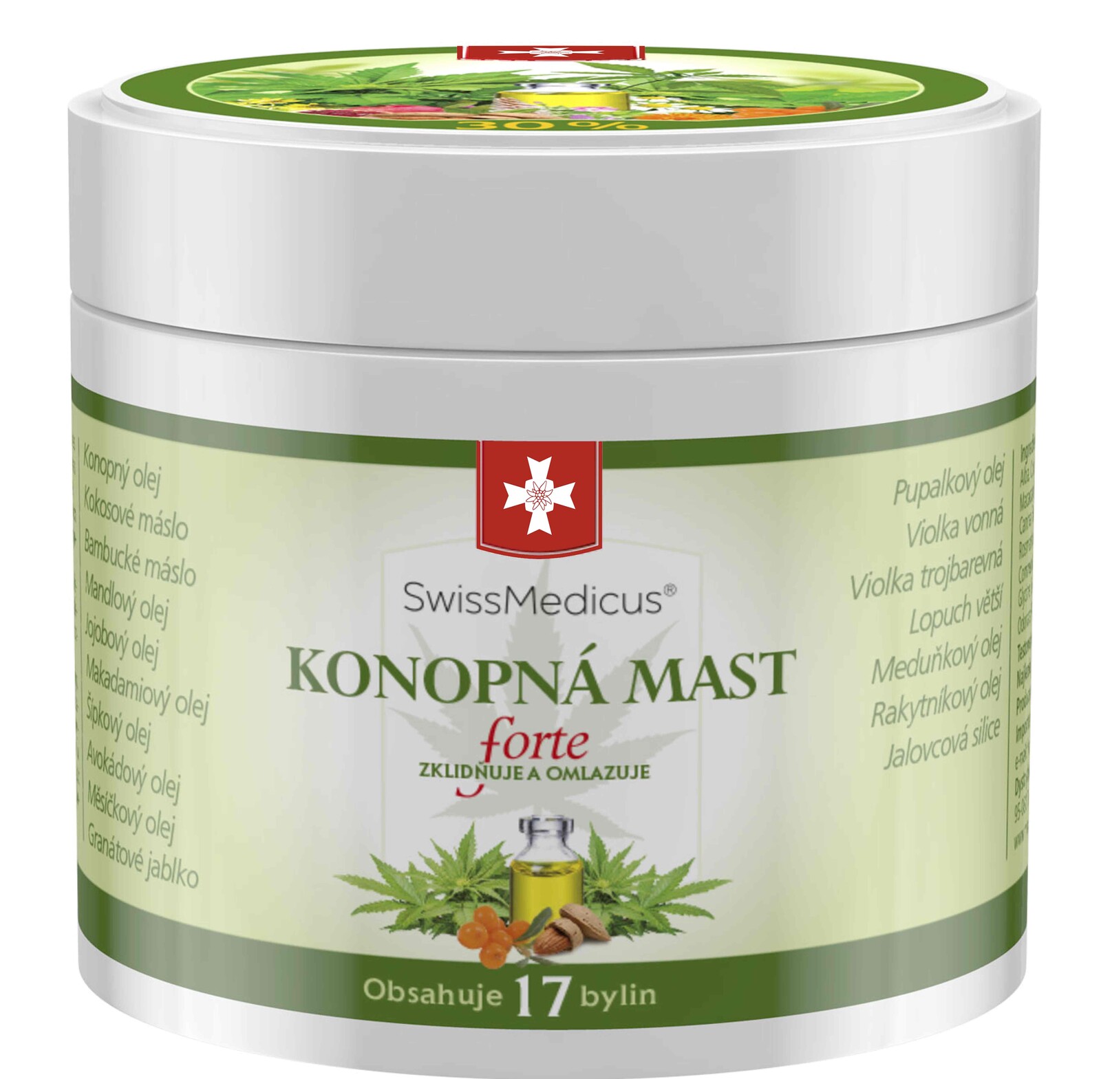 Swissmedicus Konopná mast Forte 50 ml