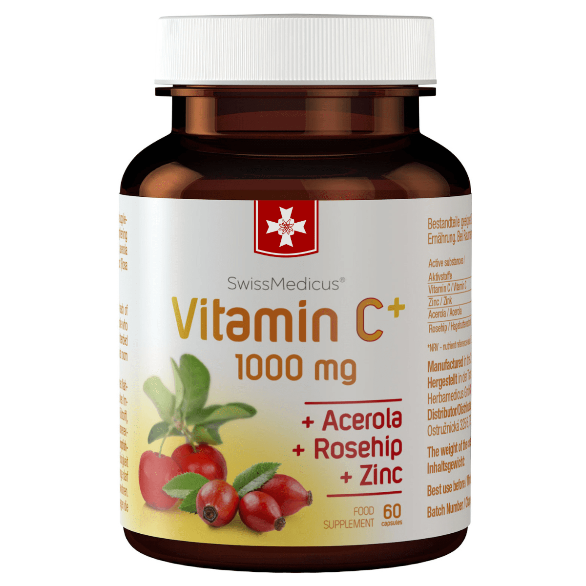 Swissmedicus Vitamín C + 1000 mg 60 tbl