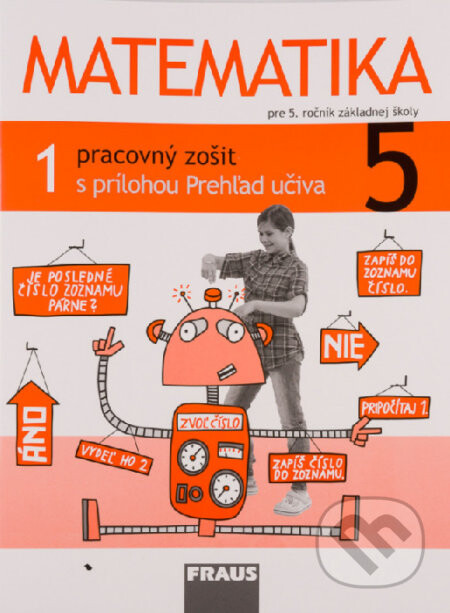 Matematika 5 - Pracovný zošit 1. diel - Milan Hejný