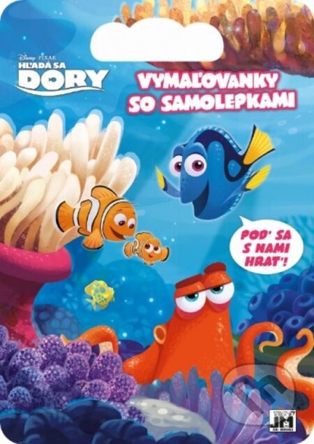Vymaľovanky so samolepkami: Hľadá sa Dory - Jiří Models