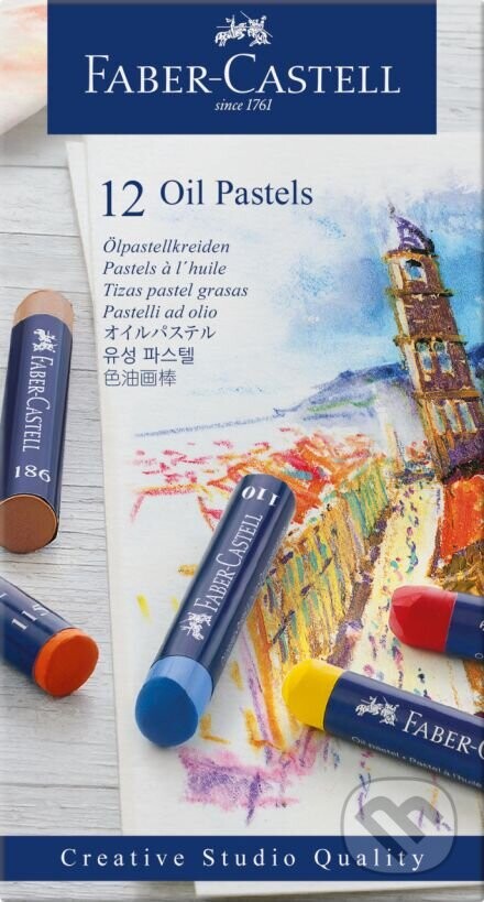 Olejový pastel Creative Studio set 12 kusov - Faber-Castell