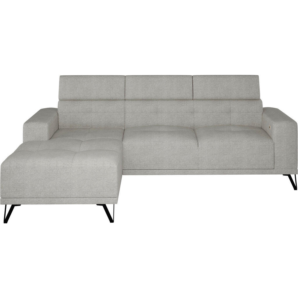 Hom`in ROHOVÁ SEDAČKA, textil, šedobéžová