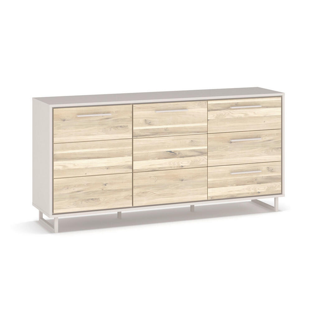 Livetastic KOMODA, dub, kašmírová, dub bianco, 163/79/40 cm