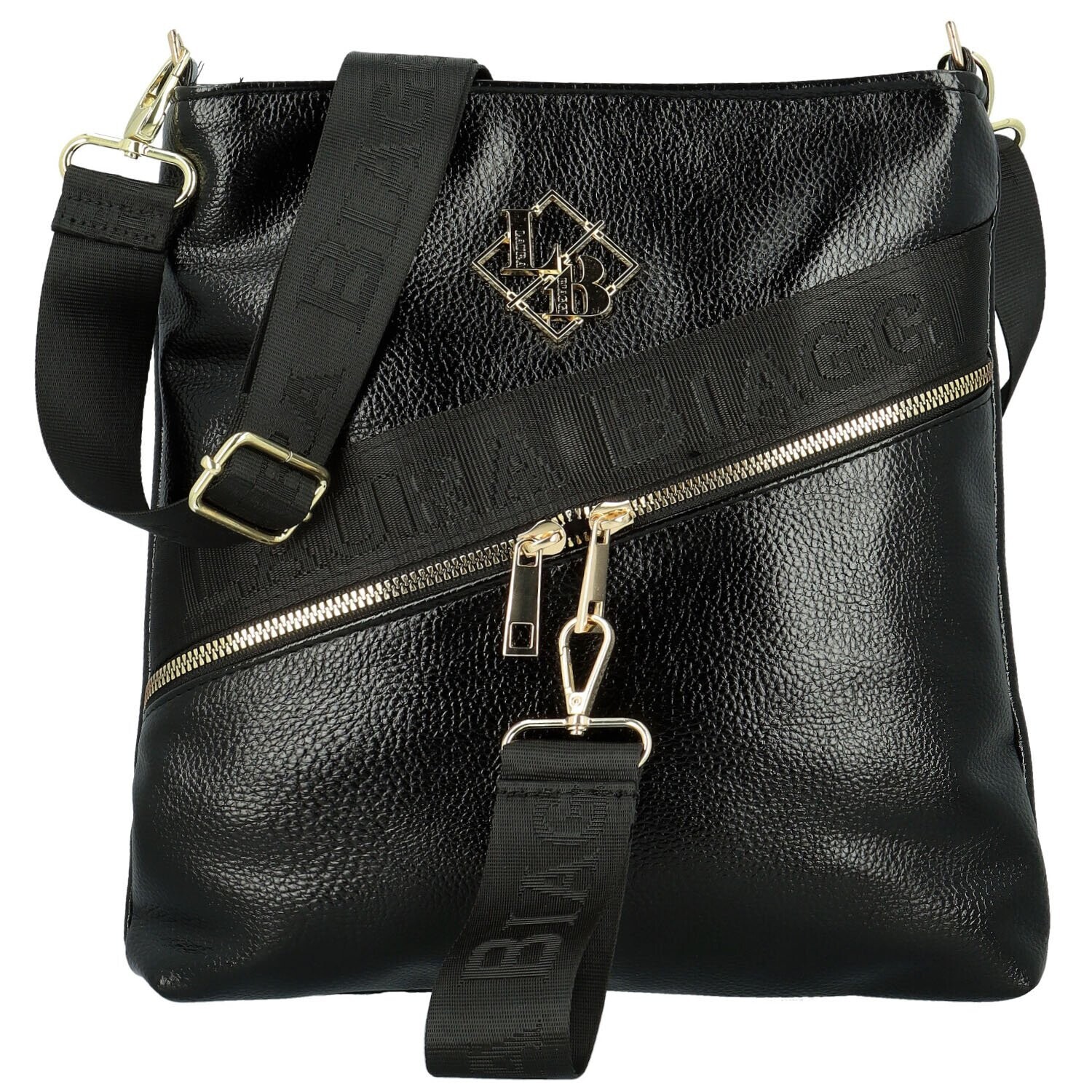 Dámská crossbody kabelka černá - Laura Biaggi Latoya černá