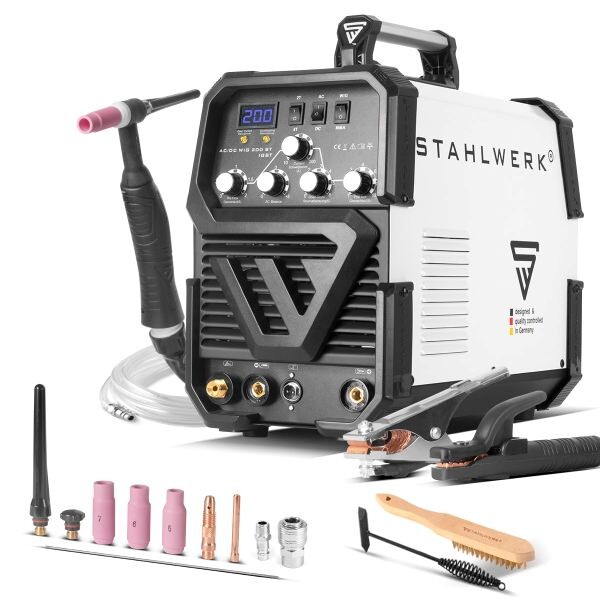 Svářečka STAHLWERK AC/DC TIG 200 ST IGBT HF 1023-001