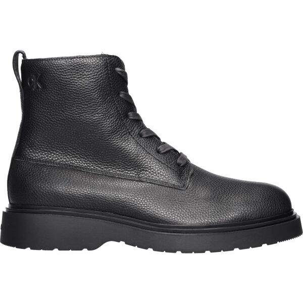 Calvin Klein COMBAT ESS LACE UP ZIP BOOT LTH Pánská kotníková obuv, černá, velikost