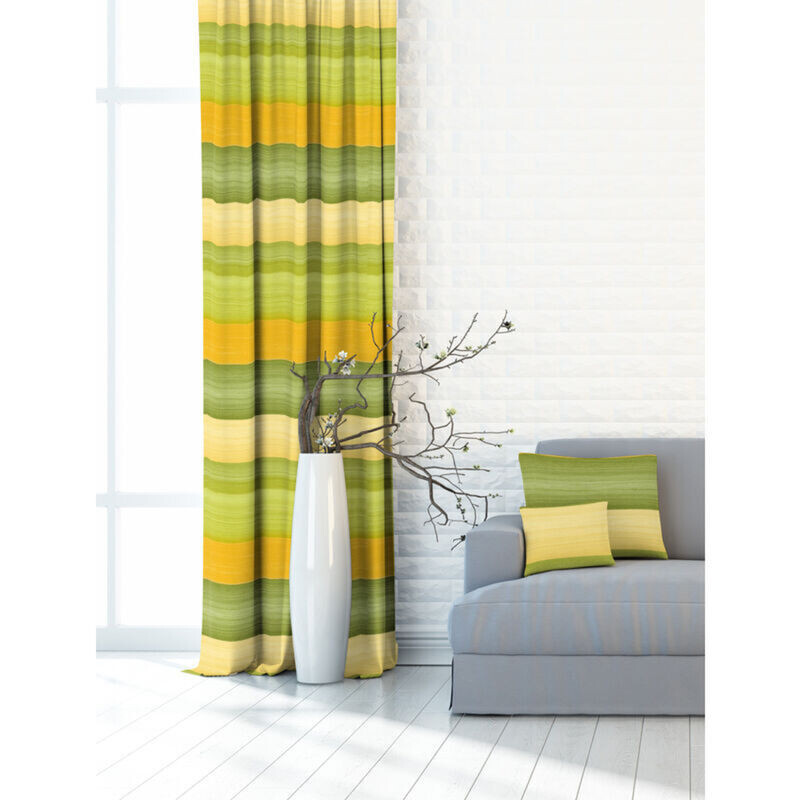 Dekorační závěs nebo látka, Satinet Duha, zelená, 150 cm poslední 3 m 150 cm