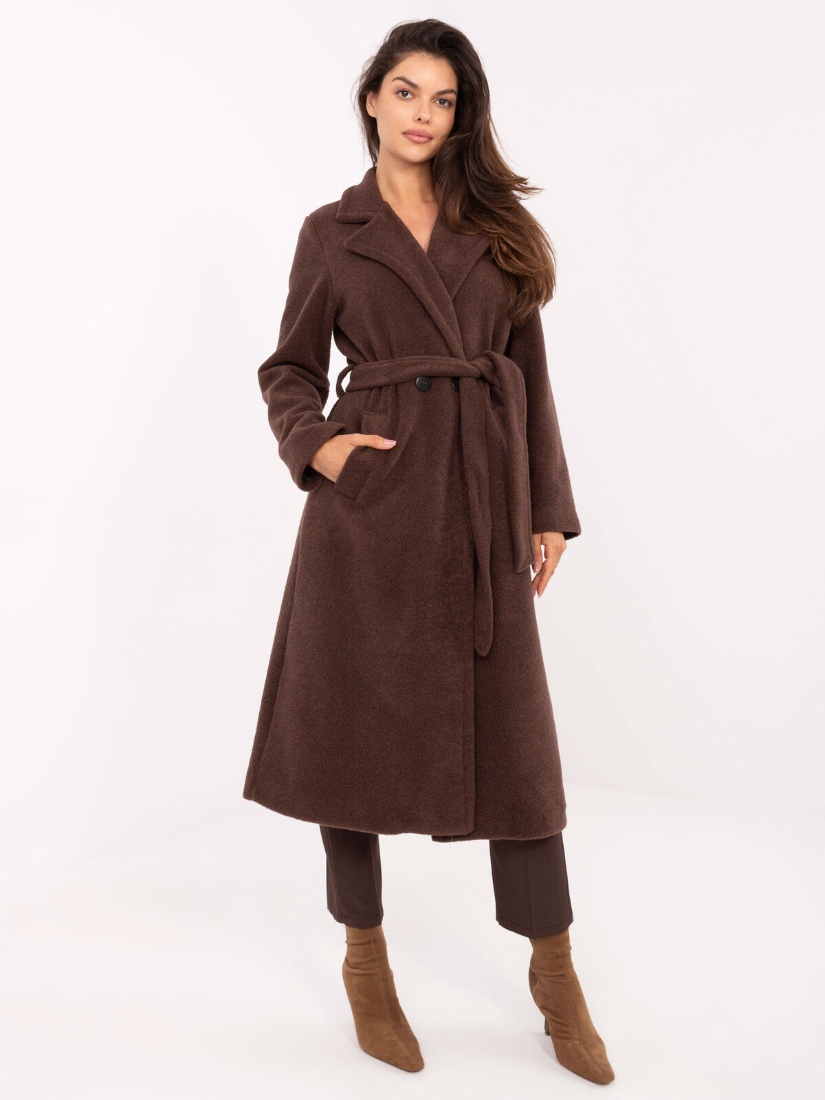 Coat IT-EN 96765.17P - brown