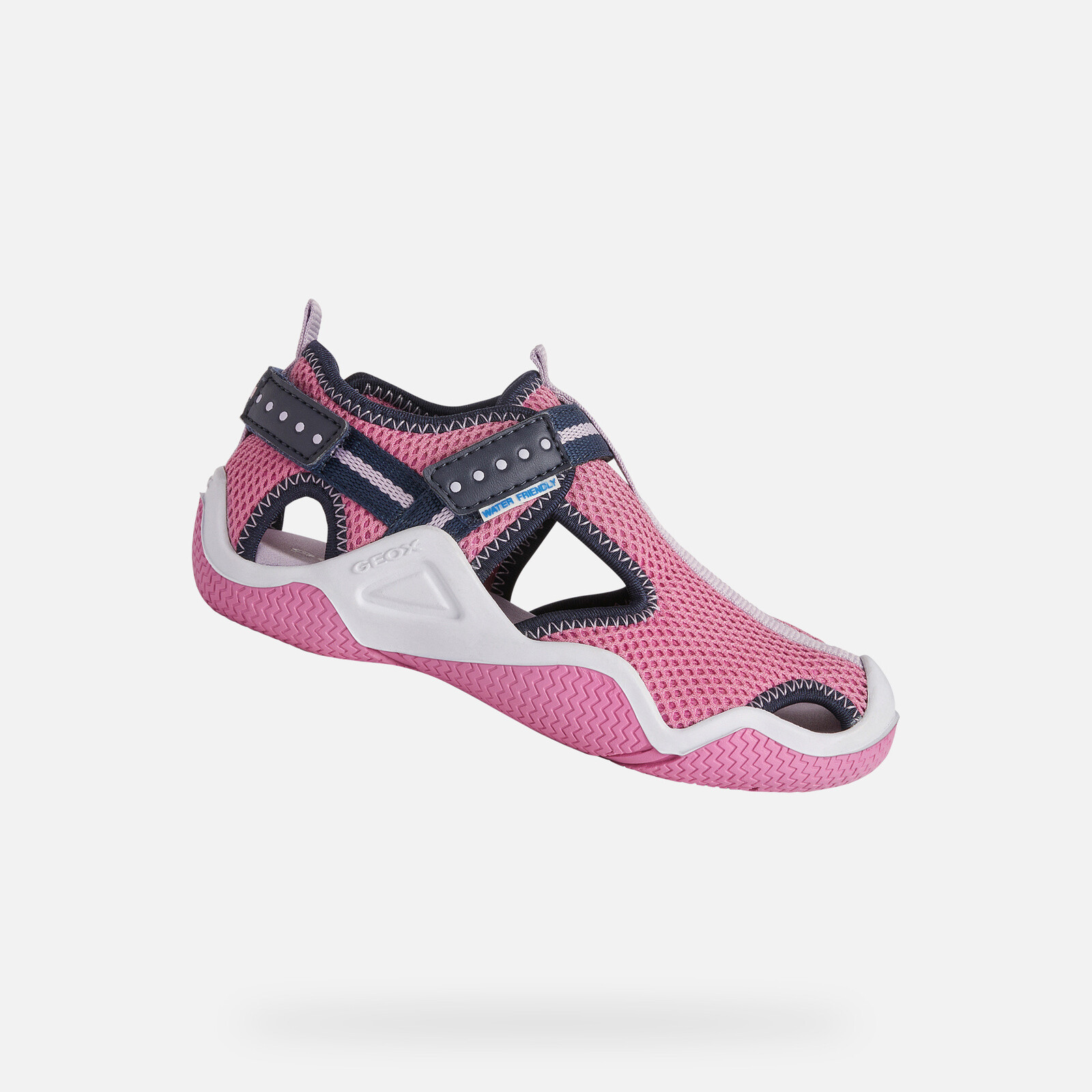 Fialové dívčí sandály Geox Wader - Holky