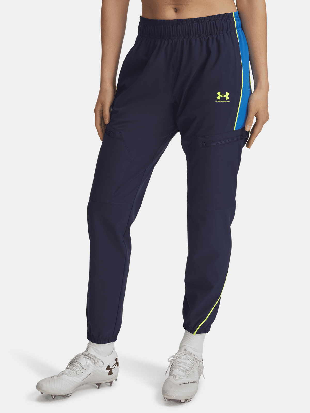 Dámské sportovní kalhoty Under Armour UA W Challenger Warmup Pants-BLU - Dámské
