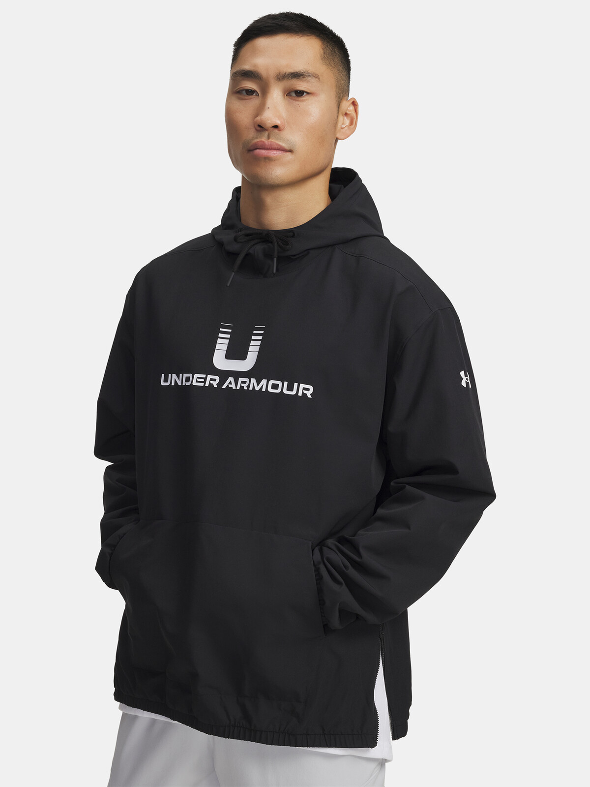 Pánská mikina Under Armour UA Unstoppable Wvn Hoodie-BLK - Pánské