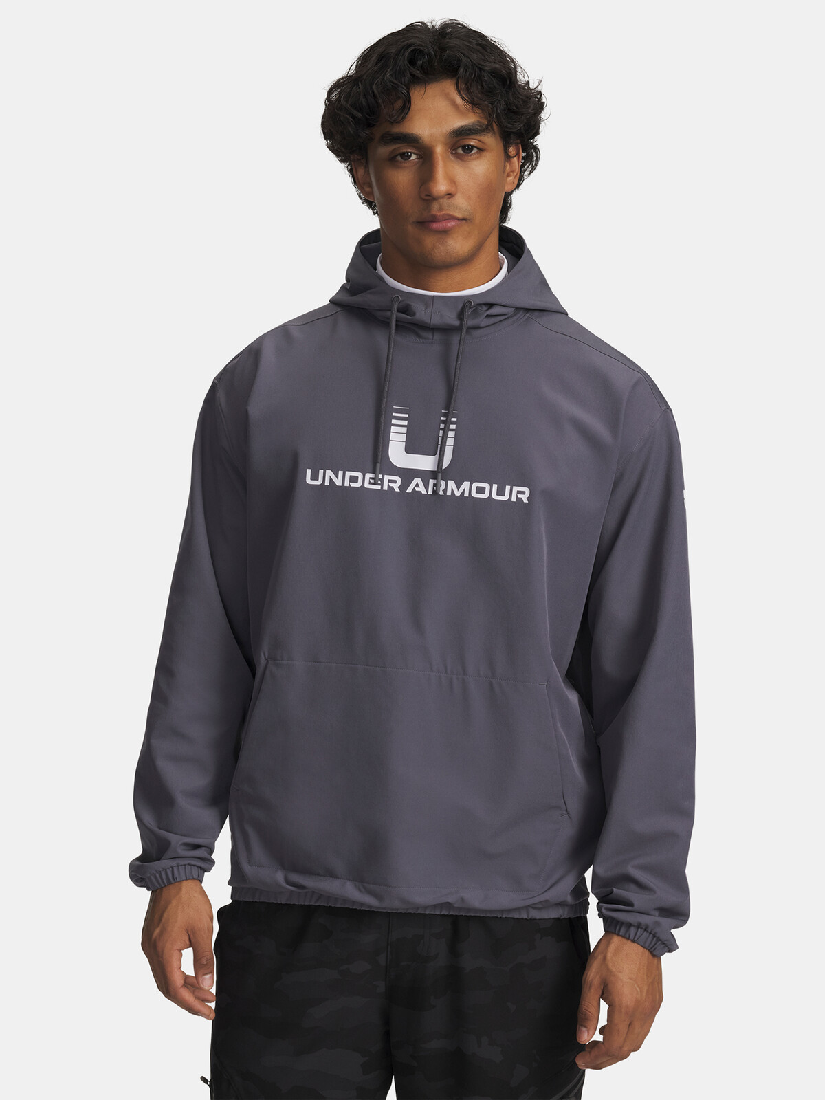 Pánská mikina Under Armour UA Unstoppable Wvn Hoodie-GRY - Pánské