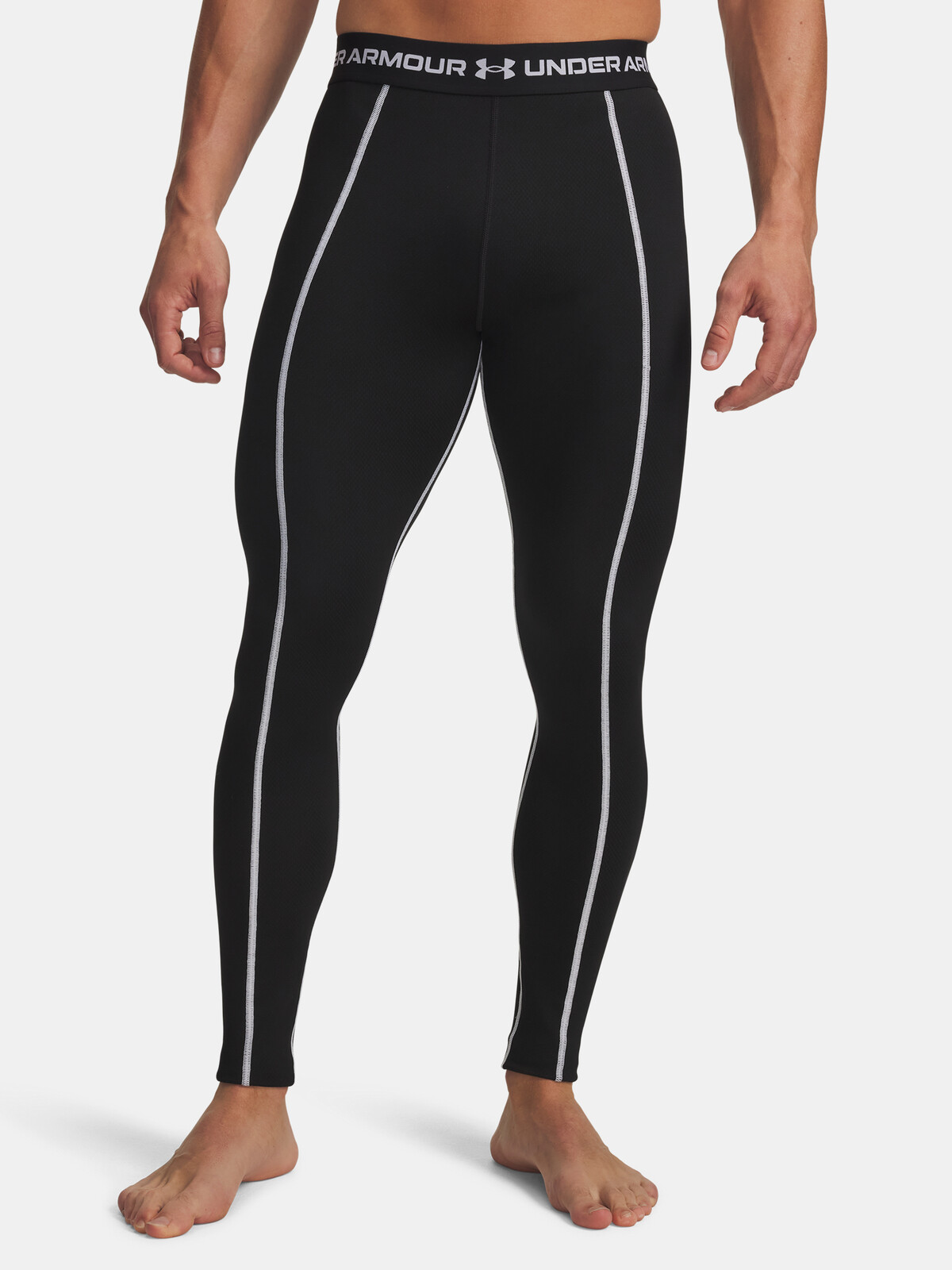 Pánské legíny Under Armour Cold Weather Grid Legging-BLK - Pánské