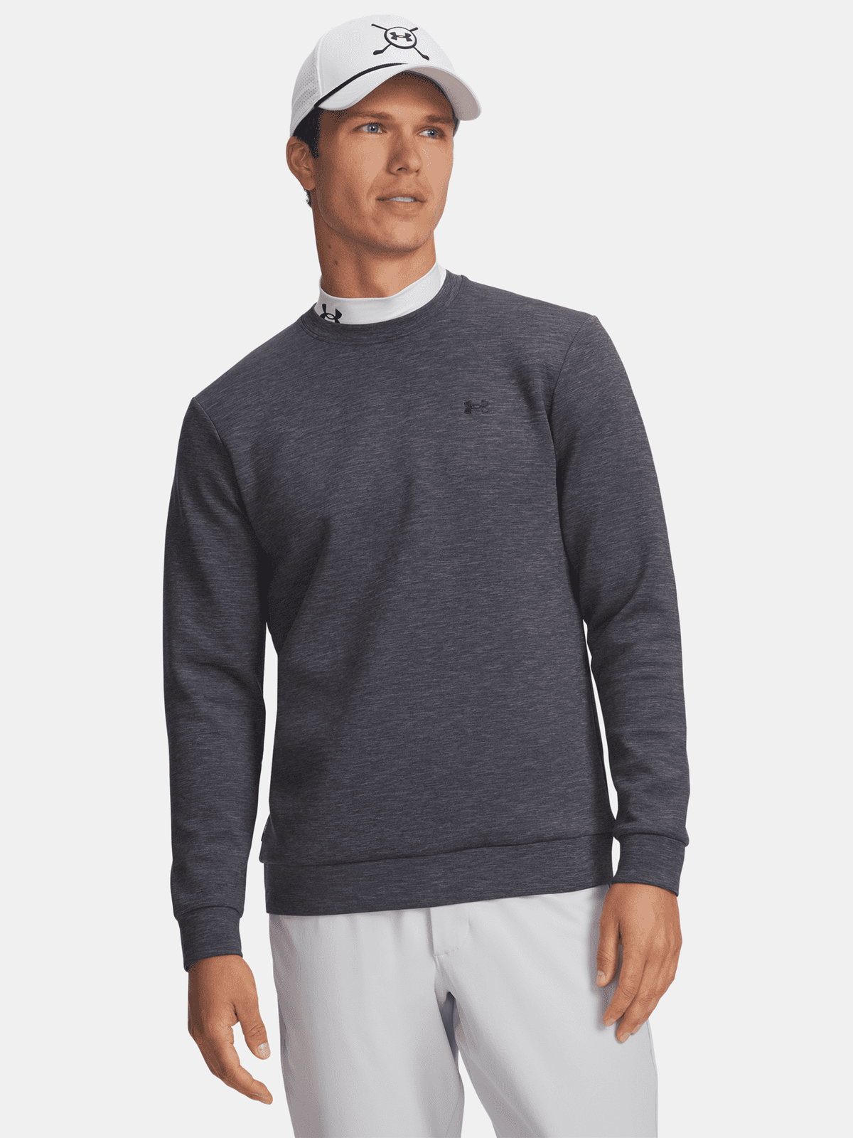 Pánská mikina Under Armour UA Drive Midlayer Crew-BLU - Pánské