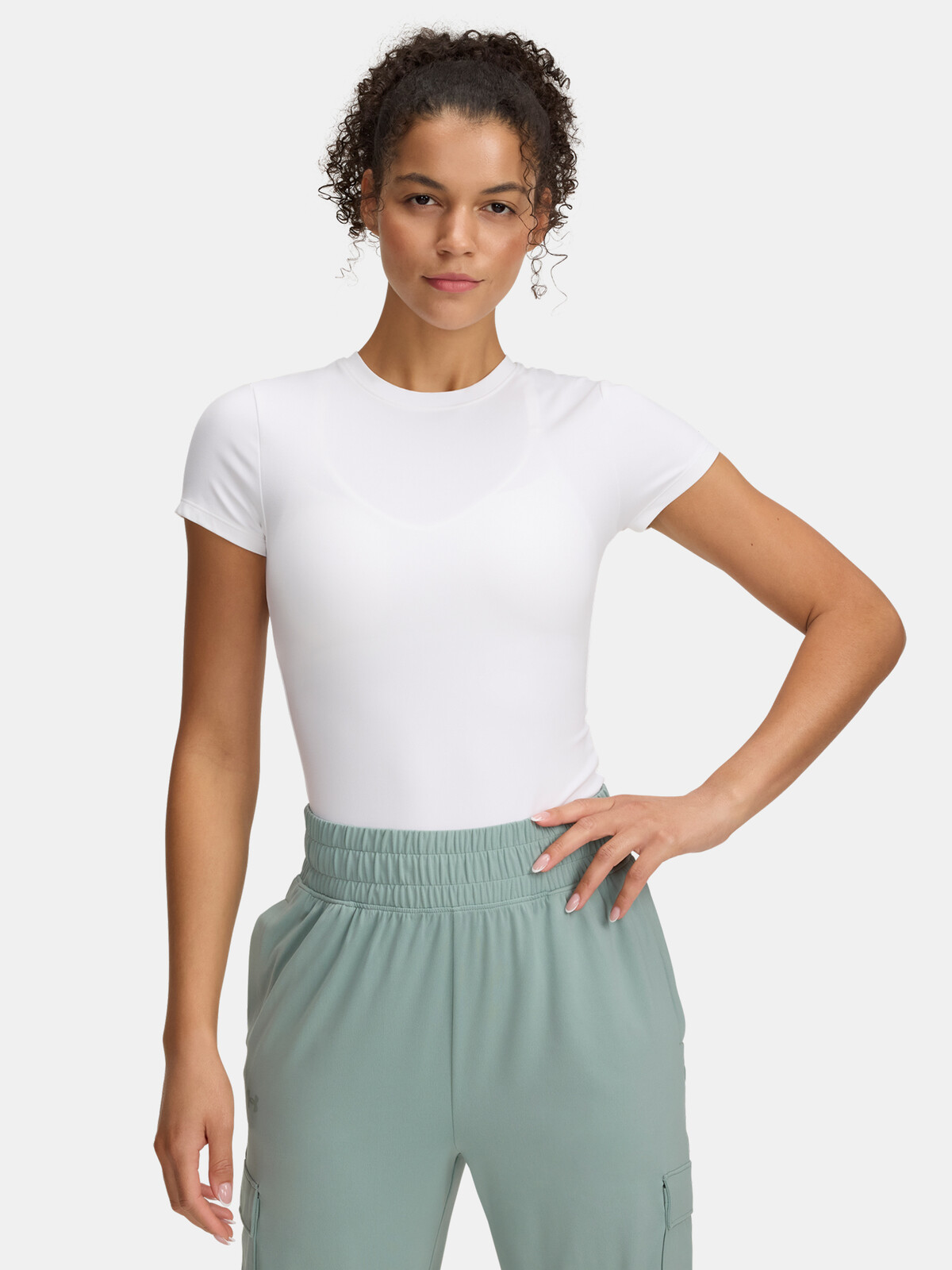 Dámské tričko Under Armour Meridian Core SS-WHT - Dámské