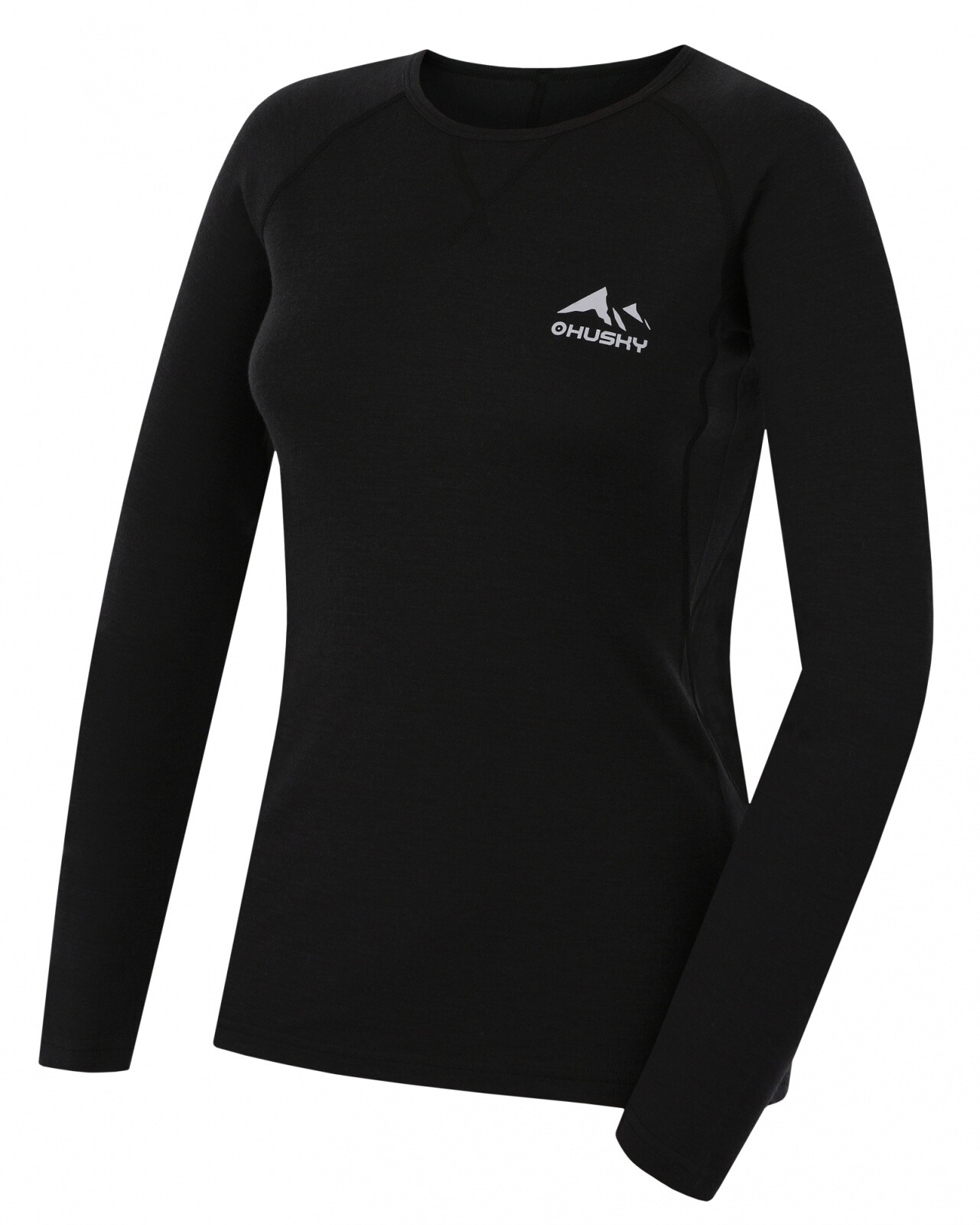 Husky Mertee L XL, black Merino termoprádlo triko