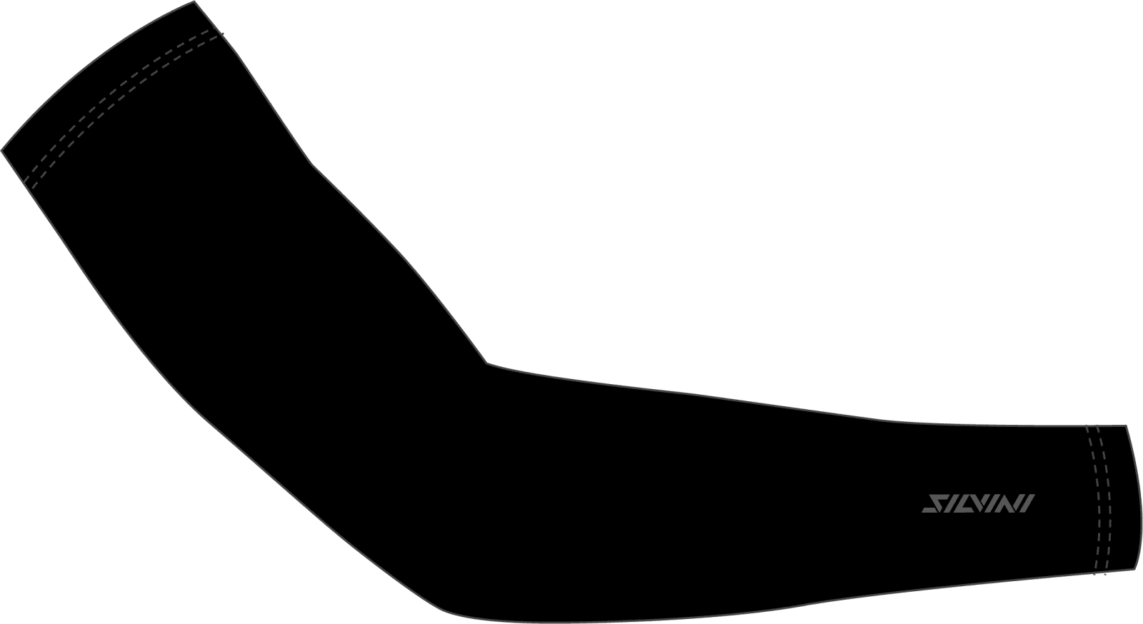 Unisex návleky na ruce silvini tubo-arm černá s
