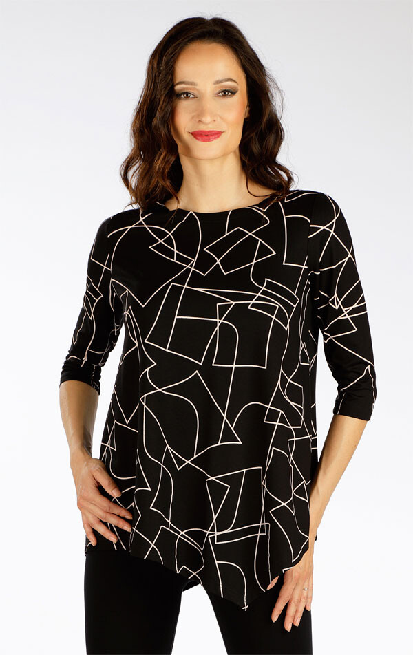 Dámské triko s 3/4 rukávem 7f003 litex s