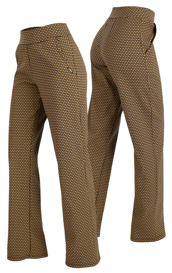 Dámské kalhoty s širokými nohavicemi 7f057 litex s