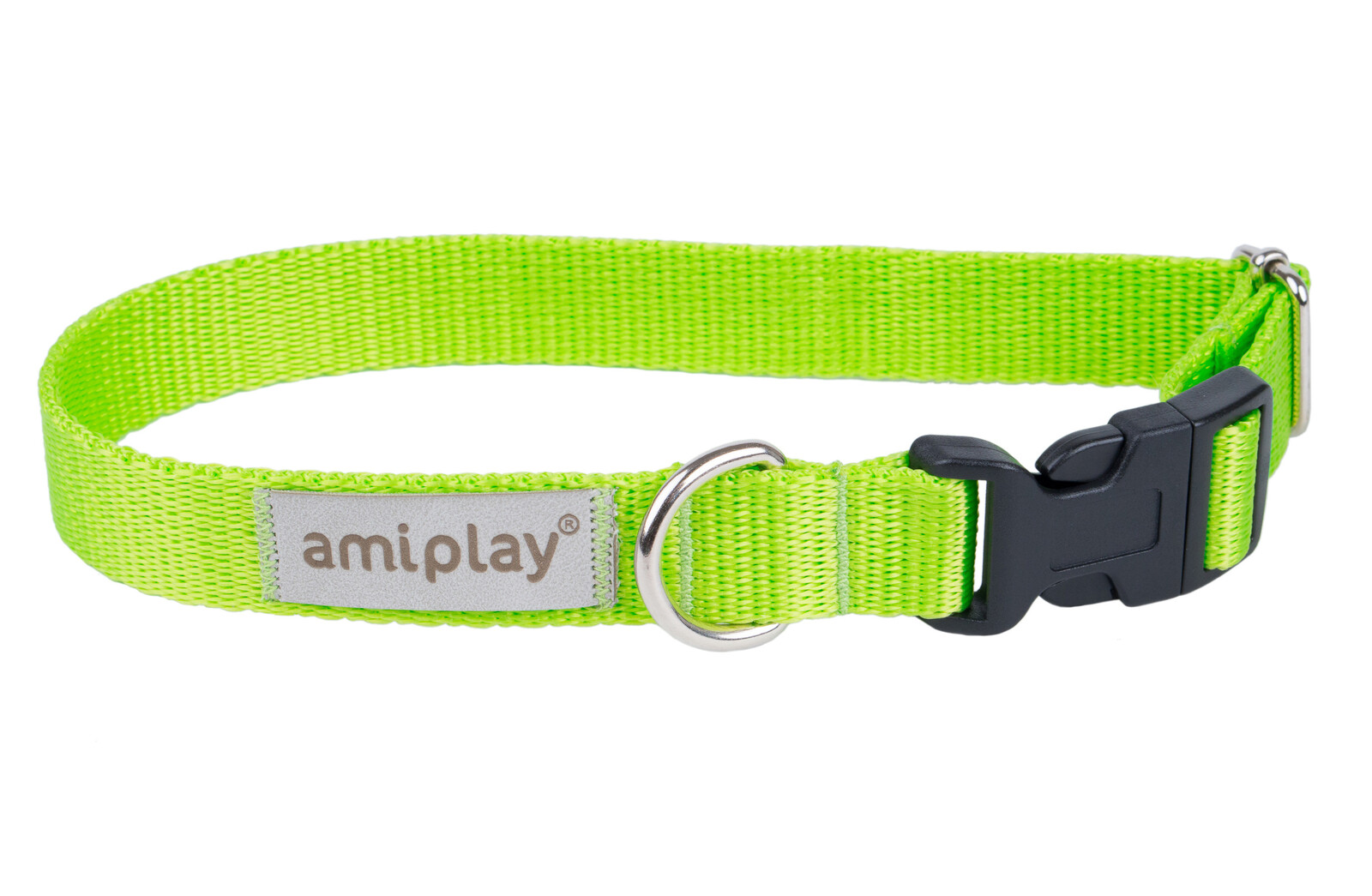 Obojek pro psy nastavitelný RUMBA zelená velikost XS, S, M, L, XL Rozměr: M - 25-40x2,0 cm