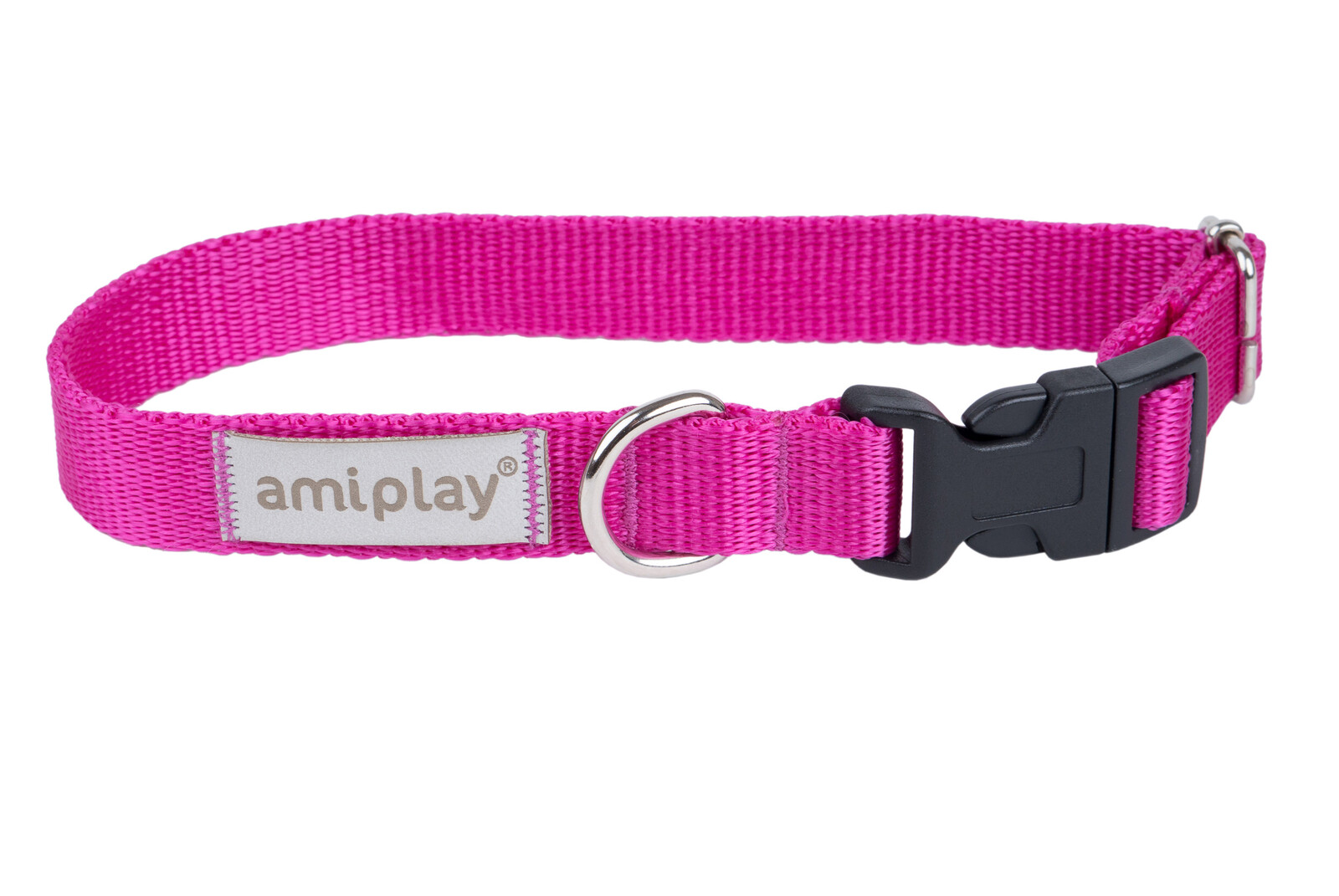 Obojek pro psy nastavitelný RUMBA růžová velikost XS, S, M, L, XL Rozměr: M - 25-40x2,0 cm