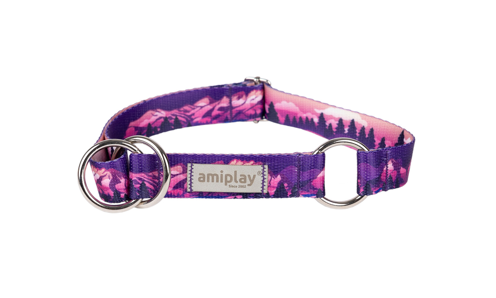 Obojek pro psy polostahovací NATURE vzor A velikost M, L, XL Rozměr: M - 26-40x2,0 cm