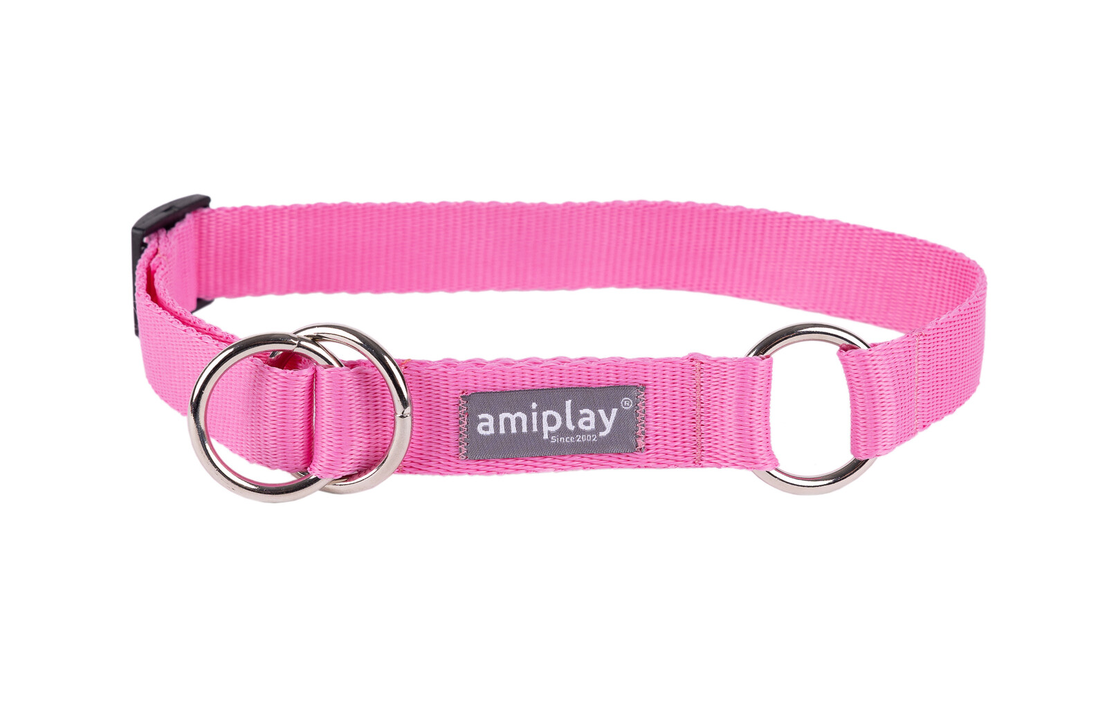 Obojek pro psy polostahovací POPPY růžová velikost M, L, XL Rozměr: M - 26-40x2,0 cm