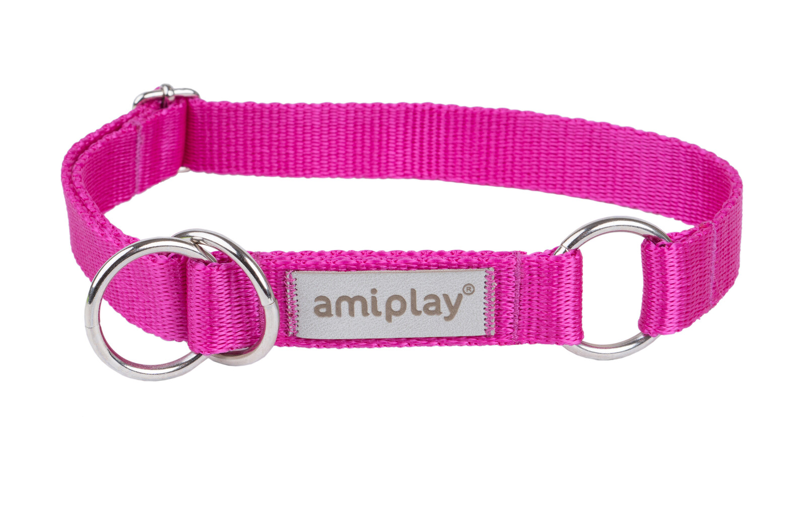 Obojek pro psy polostahovací RUMBA růžová velikost M, L, XL Rozměr: M - 26-40x2,0 cm