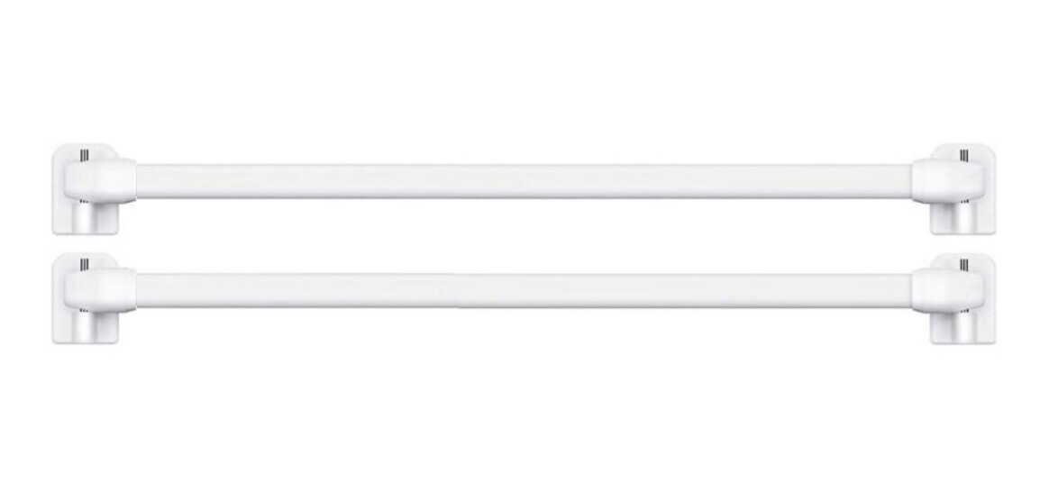 Vitrážová tyč - vitrážka 2 kusy EASY SHAPE bílá 80 cm Mybesthome