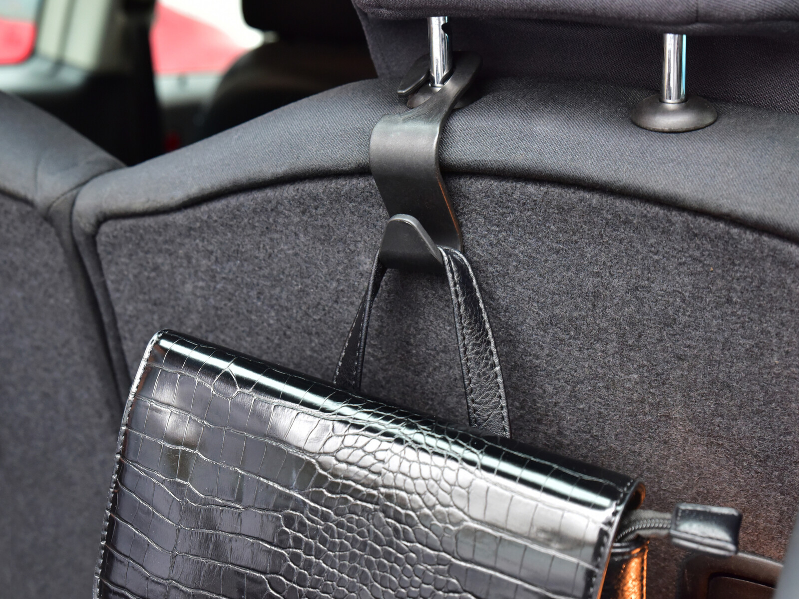 DRIVE | Univerzální háček do auta | na zavěšení za sedadlo | 7,5 cm