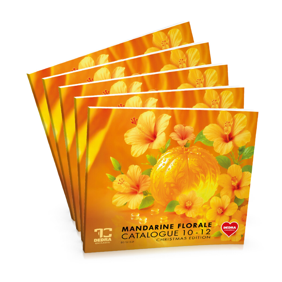 Sada 5 ks CATALOGUE 10-12/2025 MANDARINE FLORALE hlavní katalog