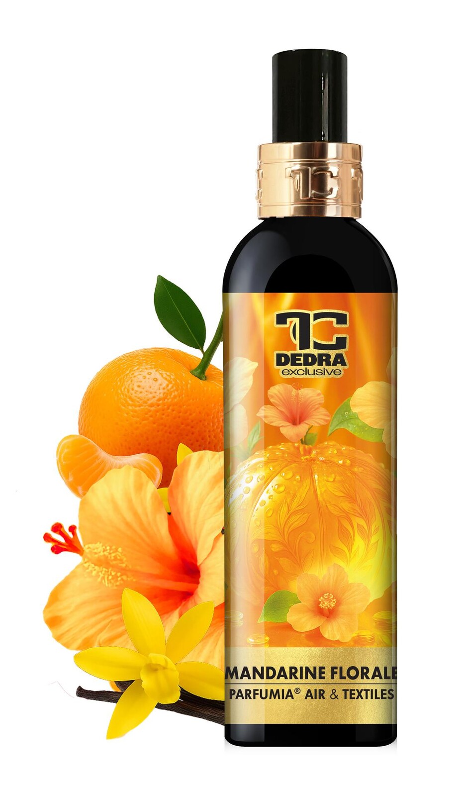 MANDARINE FLORALE | Osvěžovač vzduchu & textilií | luxusní parfémový sprej | 200 ml