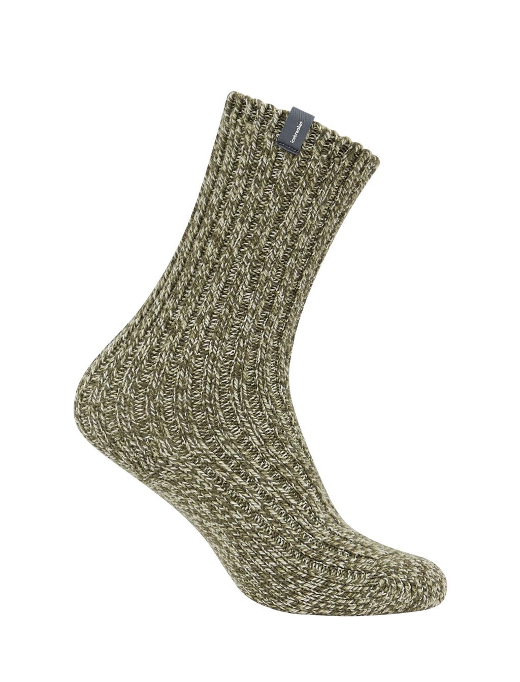 ICEBREAKER Unisex Ski Lodge Crew, Loden/Lichen/Chalk velikost: LXL